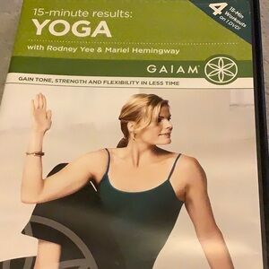 GAIAM yoga 15 minute results yoga